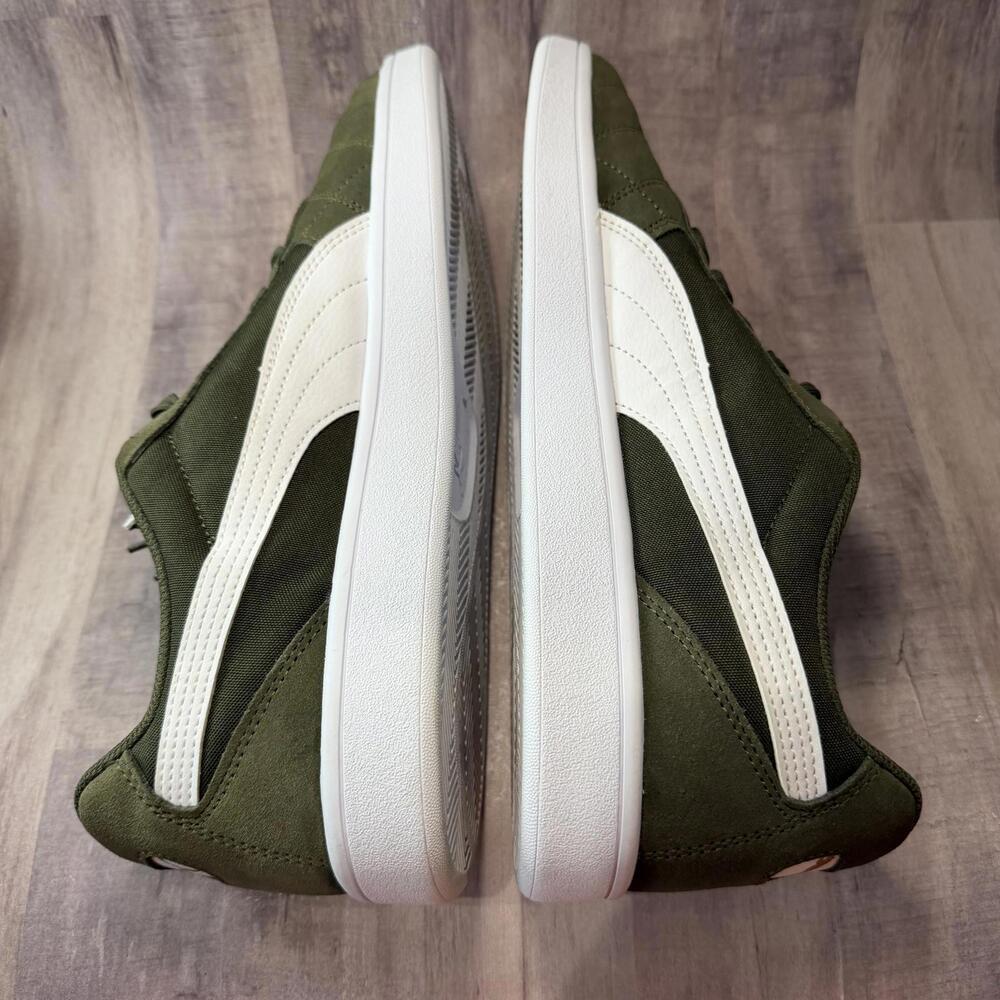 Puma Astro Kick Mens Sz 11.5 Suede Low Top Forrest Night Olive Green/White Shoes - Picture 8 of 12